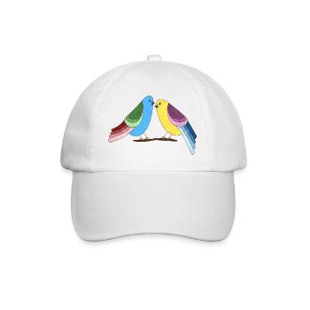 Oiseaux - Casquette classique - blanc/blanc - Devant