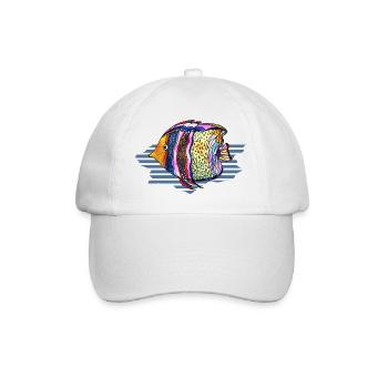 Poisson - Casquette classique - blanc/blanc - Devant