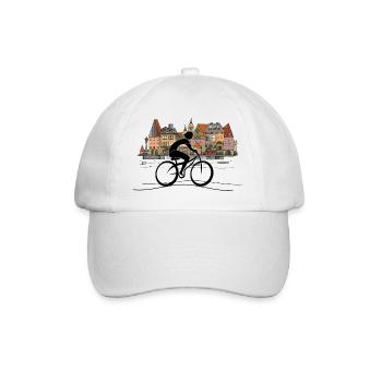 Cycliste - Casquette classique - blanc/blanc - Devant