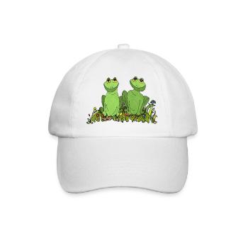 Grenouilles - Casquette classique - blanc/blanc - Devant