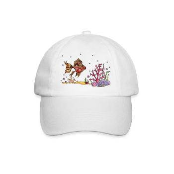 Poisson - Casquette classique - blanc/blanc - Devant