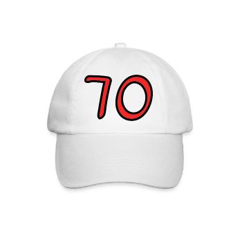 ANNIVERSARY. HAPPY BIRTHDAY. HAPPY BIRTHDAY. - Baseball Cap - white/white - Front