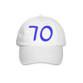 70. 70 YEARS. 70TH ANNIVERSARY. 70TH ANNIVERSARY. - Baseball Cap - white/white - Front
