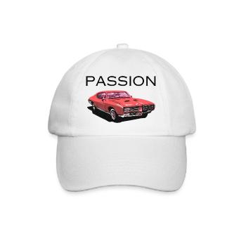 Passion - Baseballkappe - Weiß/Weiß - Vorne