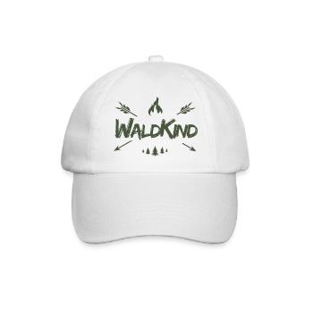 Waldkind - Baseballkappe - Weiß/Weiß - Vorne