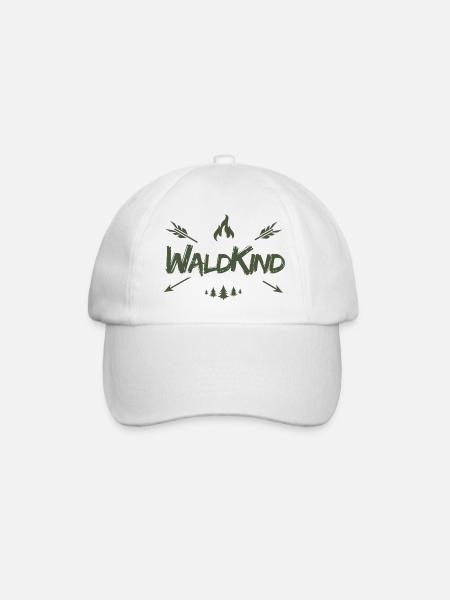 Waldkind - Baseballkappe - Weiß/Weiß