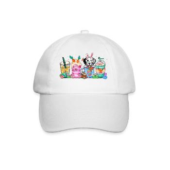 Chien café pâques dalmatie 4500x5400Dalmatie Chien - Casquette classique - blanc/blanc - Devant