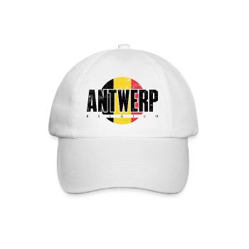 We Emblem Split Yellow Red - Baseball Cap - white/white - Front