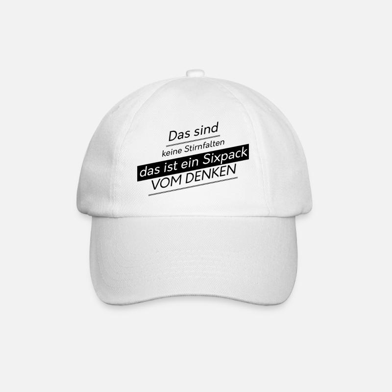 witzige geschenkidee - Baseballkappe - Weiß/Weiß