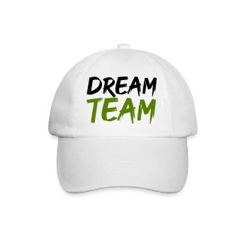 Dream Team - Baseball Cap - white/white - Front