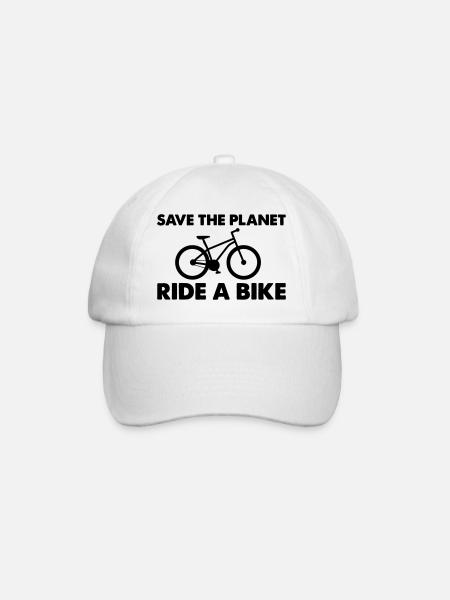 ride a bike - Baseballkappe - Weiß/Weiß