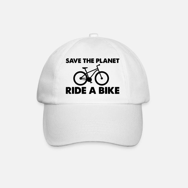 ride a bike - Baseballkappe - Weiß/Weiß