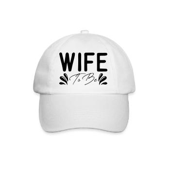 Future Mrs. : Future épouse - Casquette classique - blanc/blanc - Devant
