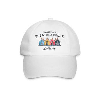 Zoutkamp, Groningue, Pays-Bas, maisons colorées - Casquette classique - blanc/blanc - Devant