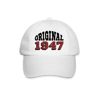 Original 1947 - Baseball Cap - white/white - Front