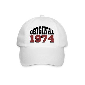 Original 1974 - Baseballkappe - Weiß/Weiß - Vorne