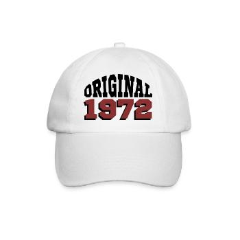 Original 1972 - Baseballkappe - Weiß/Weiß - Vorne