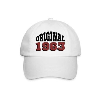 Original 1963 - Baseballkappe - Weiß/Weiß - Vorne