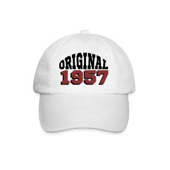 Original 1957 - Baseball Cap - white/white - Front