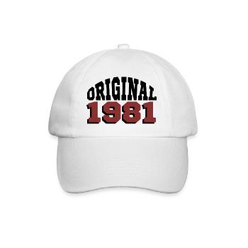 Original 1981 - Baseballkappe - Weiß/Weiß - Vorne