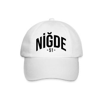 Nigde 51 Turkey Turkiye Gift Holiday TR Türk - Baseball Cap - white/white - Front