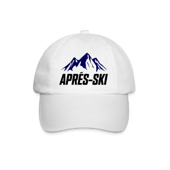 Apres ski berge - Baseballkappe - Weiß/Weiß - Vorne