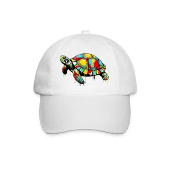 Turtle - Baseball Cap - white/white - Front