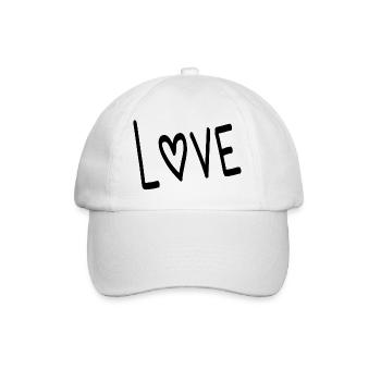 MARIEE. COEUR. COUPLE. JUST MARRIED. EVJF. LOVE - Casquette classique - blanc/blanc - Devant