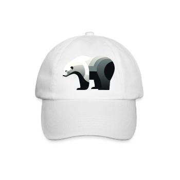 Ours blanc - Casquette classique - blanc/blanc - Devant