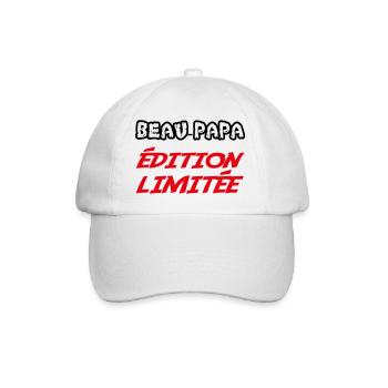 BEAU PAPA édition limitée - Casquette classique - blanc/blanc - Devant