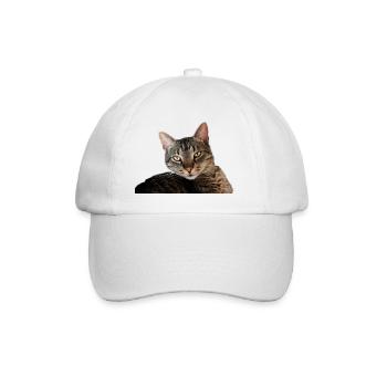 Cat Kitten - Baseball Cap - white/white - Front