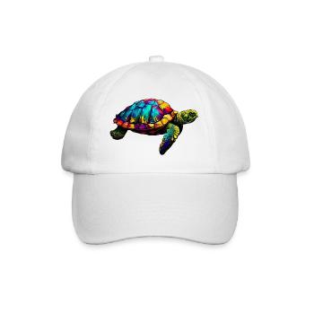 Turtle - Baseball Cap - white/white - Front