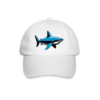 Hai - Baseballkappe - Weiß/Weiß - Vorne