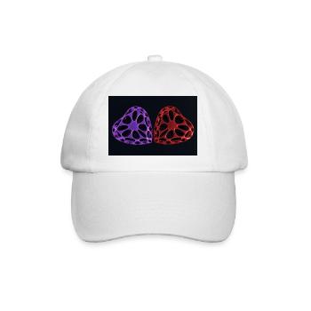 DUO COEUR - Casquette classique - blanc/blanc - Devant