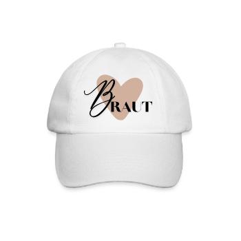 Braut - Baseballkappe - Weiß/Weiß - Vorne