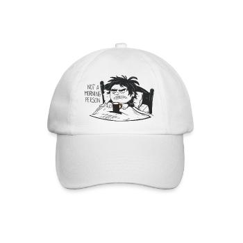 I'M NOT A MORNING PERSON - Baseball Cap - white/white - Front