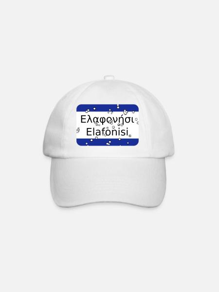 mg elafonisi - Casquette classique - blanc/blanc
