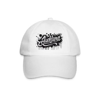 Auckland - New Zealand - Neuseeland Kiwi Aotearoa - Baseball Cap - white/white - Front