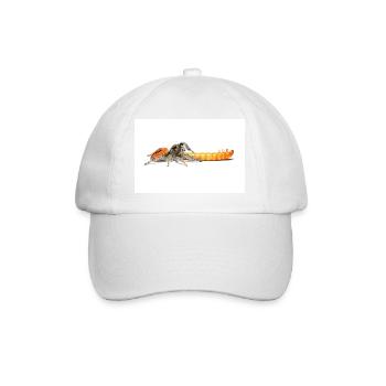 Springspinne Phidippus texanus jumping spider - Baseball Cap - white/white - Front
