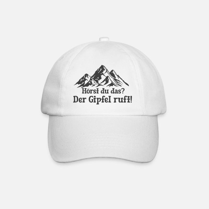 der Gipfel ruft - Baseballkappe - Weiß/Weiß