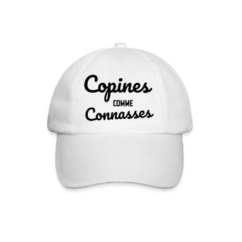copines comme connasses - Casquette classique - blanc/blanc - Devant