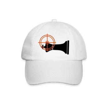 Checkmate lying - Baseball Cap - white/white - Front