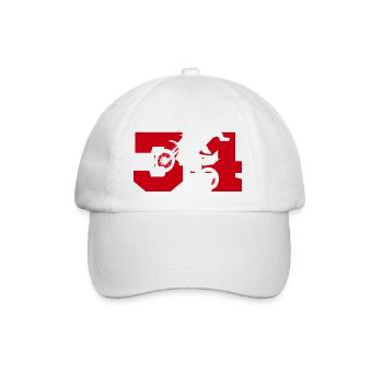Moto 34 motard - Casquette classique - blanc/blanc - Devant