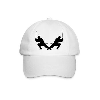 Ninjas - Baseball Cap - white/white - Front