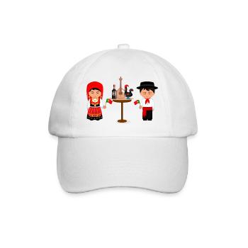 Couple portugais - Casquette classique - blanc/blanc - Devant