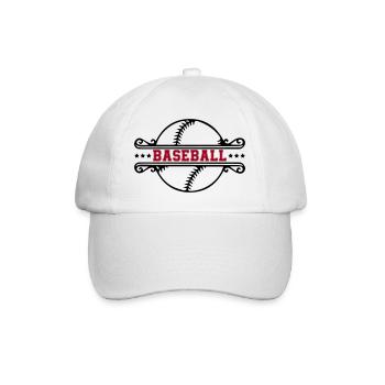 base-ball - Casquette classique - blanc/blanc - Devant
