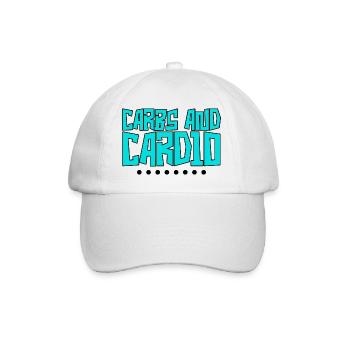 Glucides et cardio 4 - Casquette classique - blanc/blanc - Devant