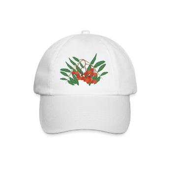 Baies de sorbier - Casquette classique - blanc/blanc - Devant
