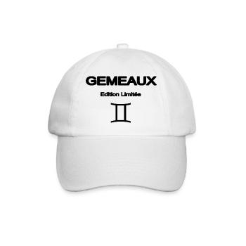 GEMEAUX signe astro édition limitée - Casquette classique - blanc/blanc - Devant