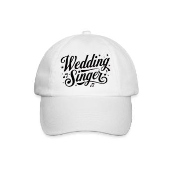Hochzeit Sänger - Baseballkappe - Weiß/Weiß - Vorne